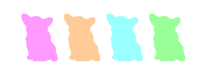 裏面の色は4色